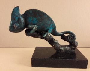 Скульптура, Круглая - Синий